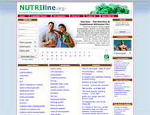 Tablet Screenshot of nutriline.org